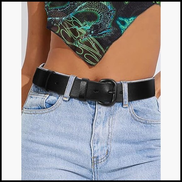 Leather Belt with Pin Buckle for Jeans Pants Dresses main image 4